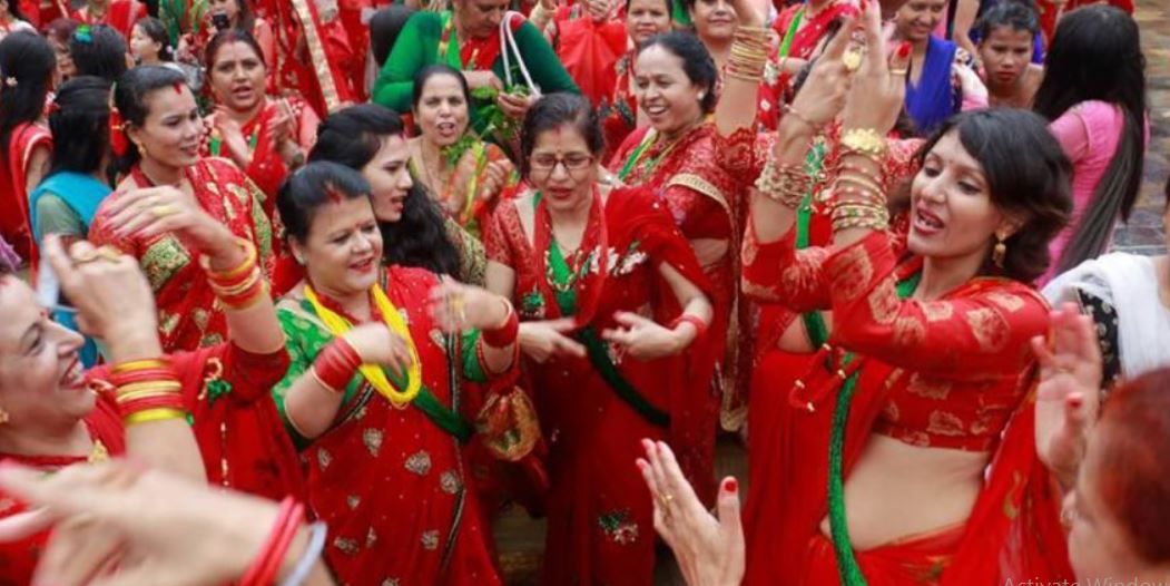 तीज पर्वको रौनक सुरु